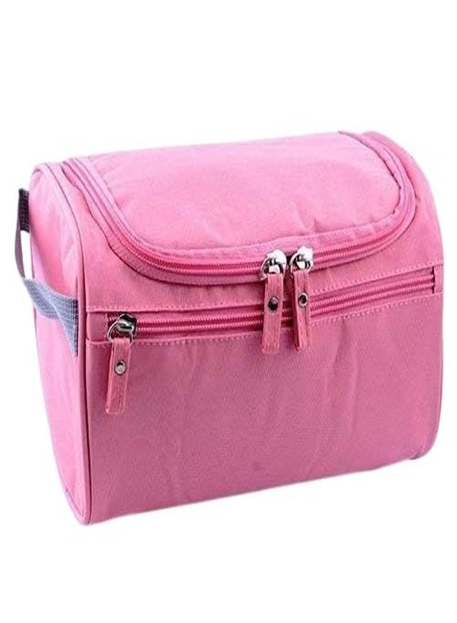 Breewell® Collection Nylon Multipurpose Foldable Travel Toiletry Bag Organizer Pouch for Toiletries, Cosmetic, Makeup, Beauty, Wash Hanging Handbag (Multicolor) - Image 1
